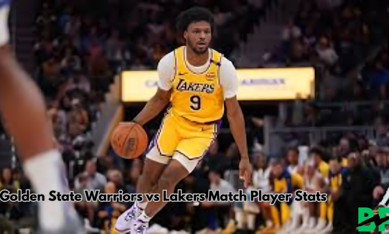 Golden State Warriors vs Lakers Match Player Stats