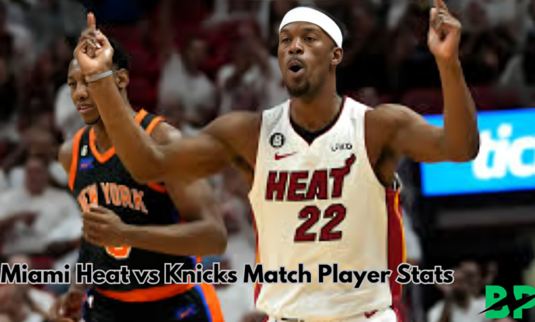 Miami Heat vs Knicks Match Player Stats