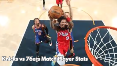 Knicks vs 76ers Match Player Stats