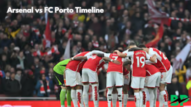 arsenal vs fc porto timeline