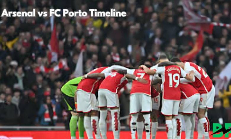 arsenal vs fc porto timeline